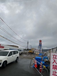 冷たい雨ですね